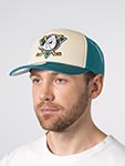 Бейсболка MITCHELL NESS арт. HT12894-ADUCREA Anaheim Ducks NHL (кремовый / бирюзовый)